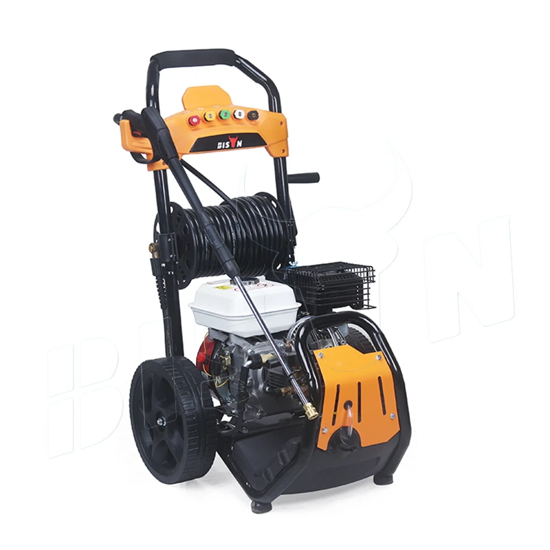 Bison Wholesalers Car Wash Back Up 170BAR 6.5HP 9LPM High Pressure Washer With Good Price
