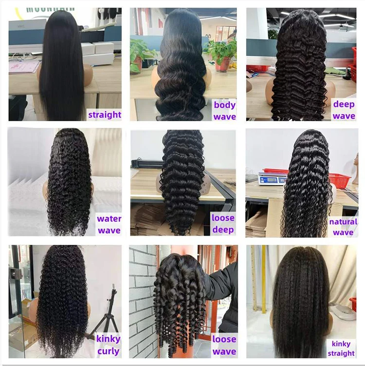 Brazilian Hair hd Lace Frontal Wig,Virgin Cuticle Aligned 360 lace frontal hair wig, Lace Front Human Hair Wigs For Black Women