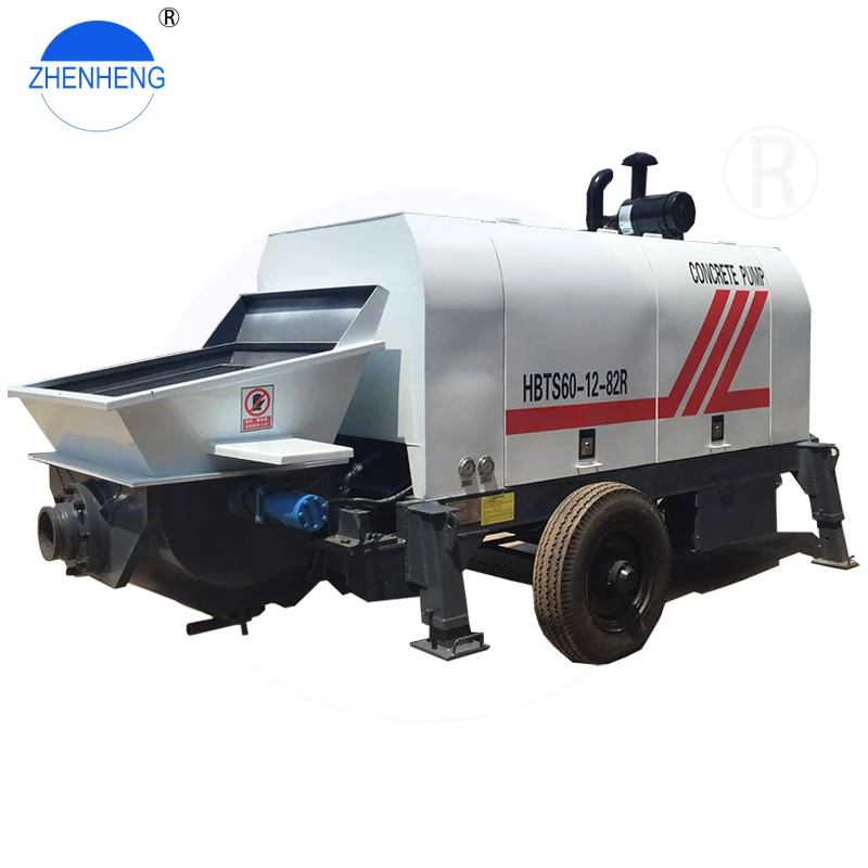 Small diesel concrete pump 30 m3/h 40 m3/h model for sale to Germany