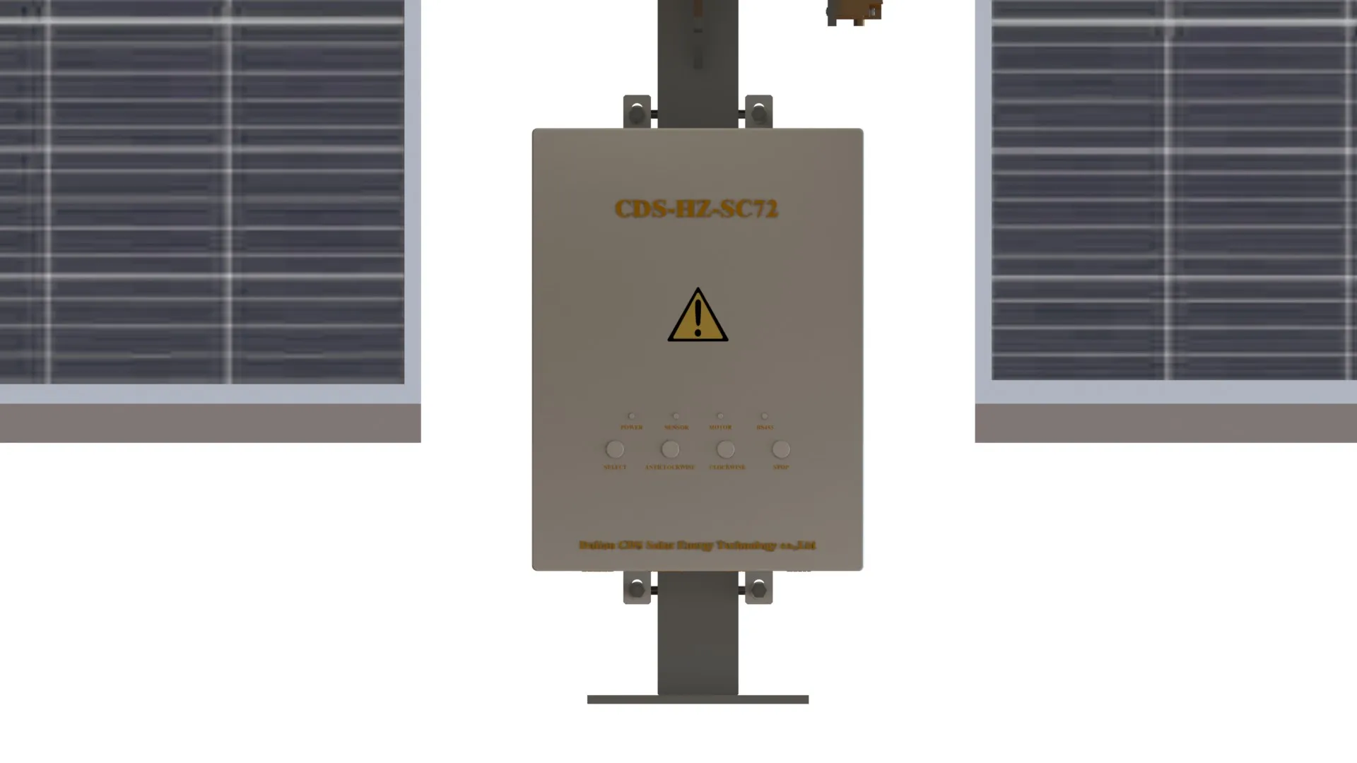 Advanced Single Axis Solar Tracker Track HDG Steel & Anodized Aluminum Rotating Gear Driver + DC Motor 2 M & 66m 64 X PV Panel