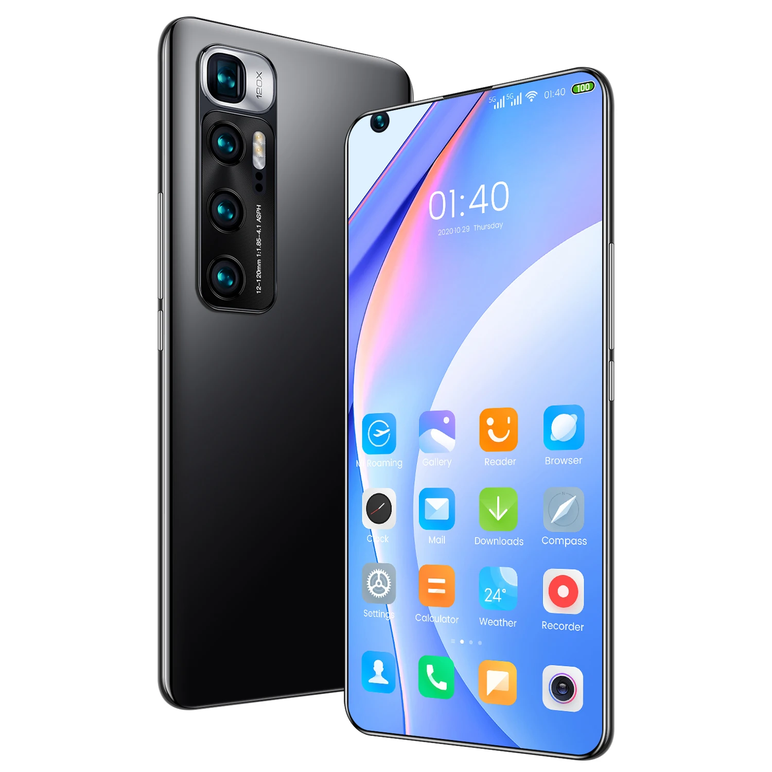  Прямая продажа с фабрики mi 10t pro 12 + 512G P40 мобильный телефон 6 53 дюймов Прямой полный дисплей Android 10 0