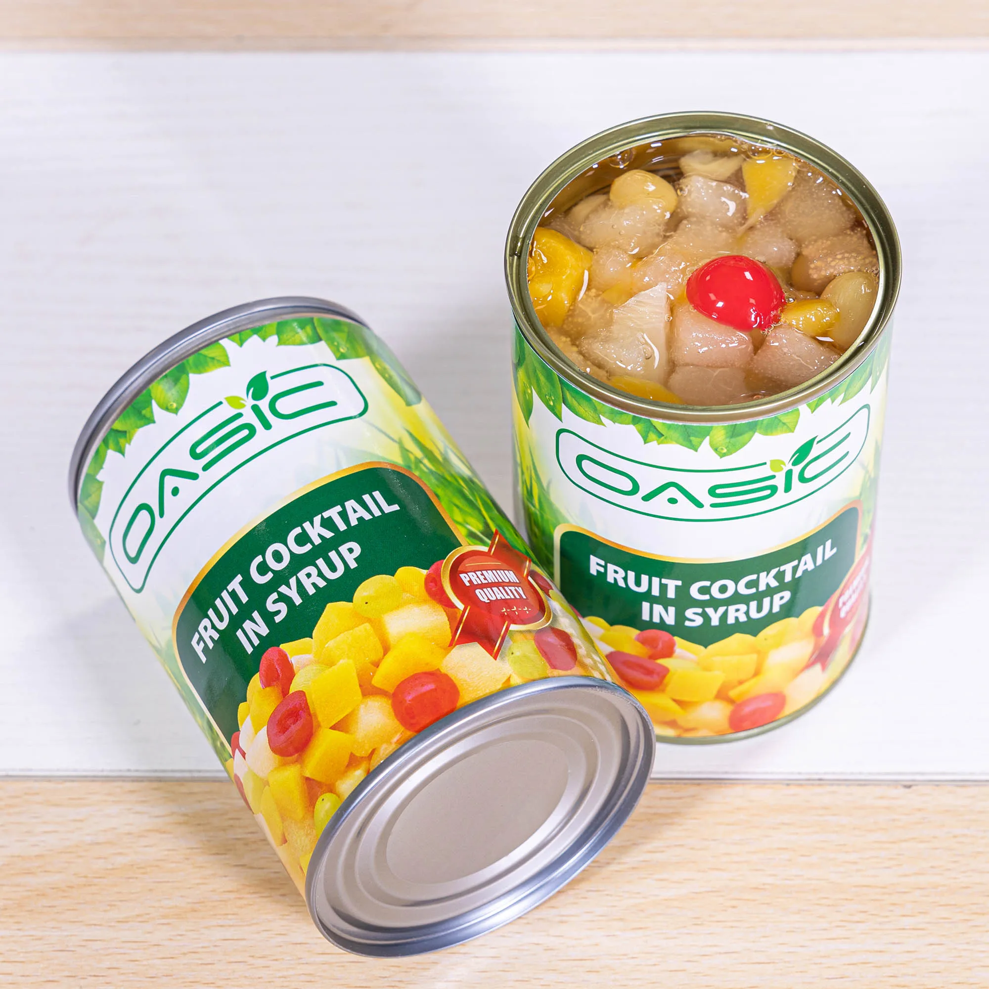 Fresh Best Quality Factory Wholesale Price Canned Fruit Cocktail Canned Mixed Fruit