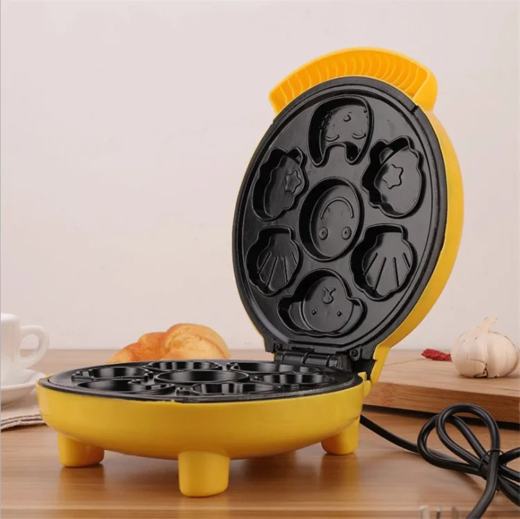 Hot Sell Mini Cake Waffle Maker Iron Health Bbq Grill Pop Octopus Ball Donut Bubble Egg Waffle Maker