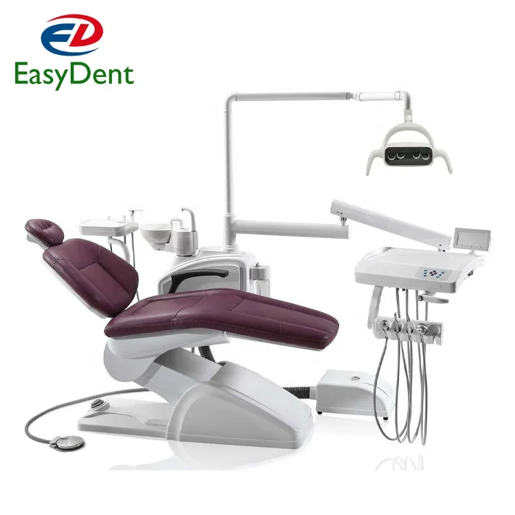 New design top sale dental unit chair cheap price with led sensor dental light Dental stool