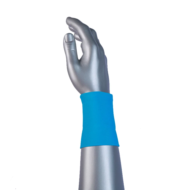 Customized sport cotton woven wristband Wrist Wallet with zipper for Sport Sweat Wrist Support Brace