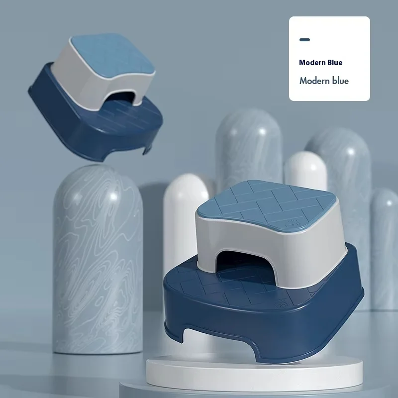 2 In 1 Baby Step Stool Dual Height Kids Step For Potty Training Non-Slip Baby Stool For Bathroom Sink