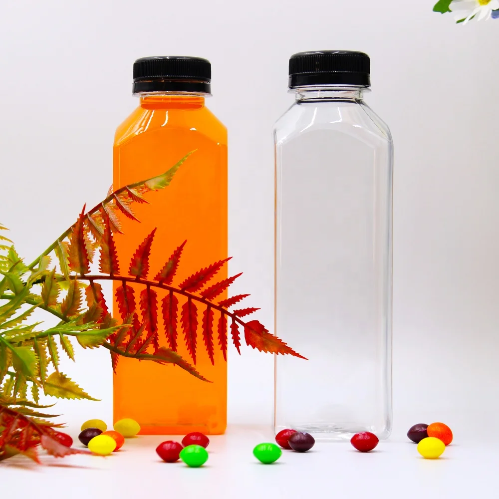 Бутылка для сока/чая/соды/воды/кофе 4 унции-17 унций пустая пластиковая бутылка 120-500 мл высокое