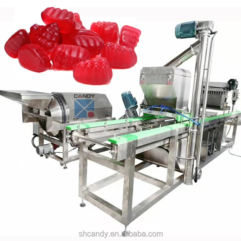 Automatic gummy candy production line making machine depositor starch mogul making machine