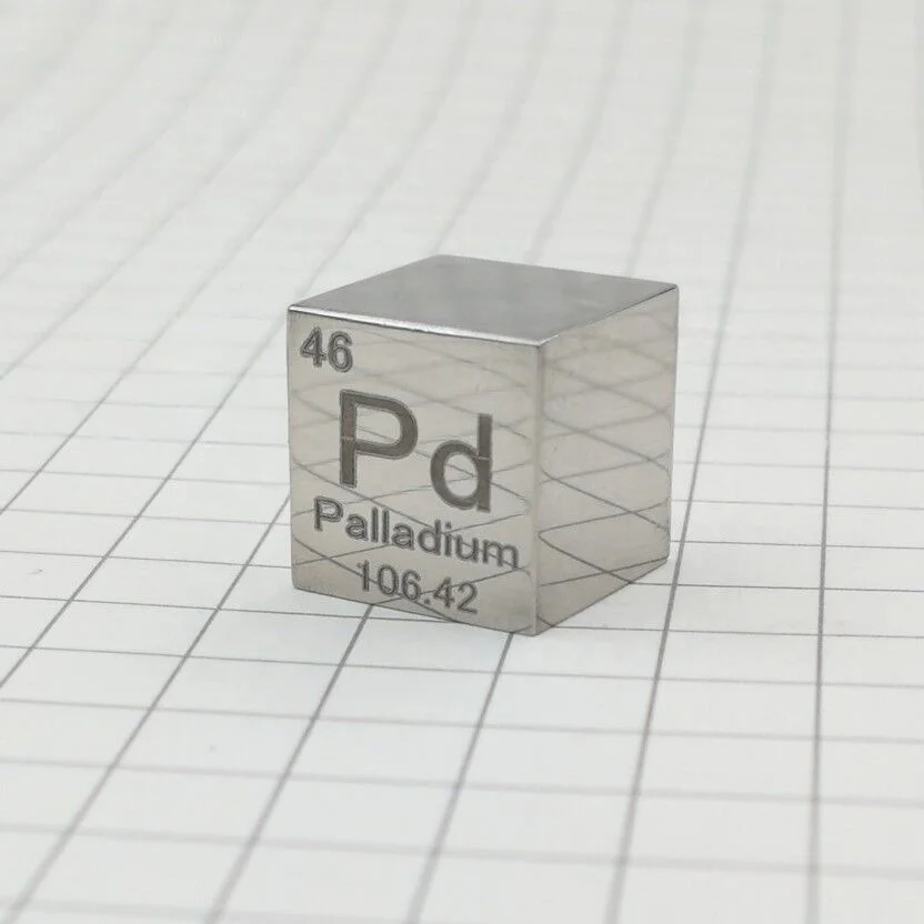 10 X 10 X 10mm 6-Sided Mirror Polished Metal Aurum Cube Periodic Table Of Elements Cube (AU 99.99%)