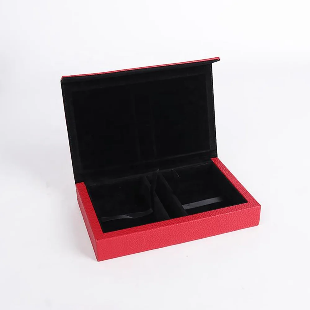 High Quality Poker Chip Cases Portable Durable Luxury Velvet Leather Custom Logo Poker Case For Game