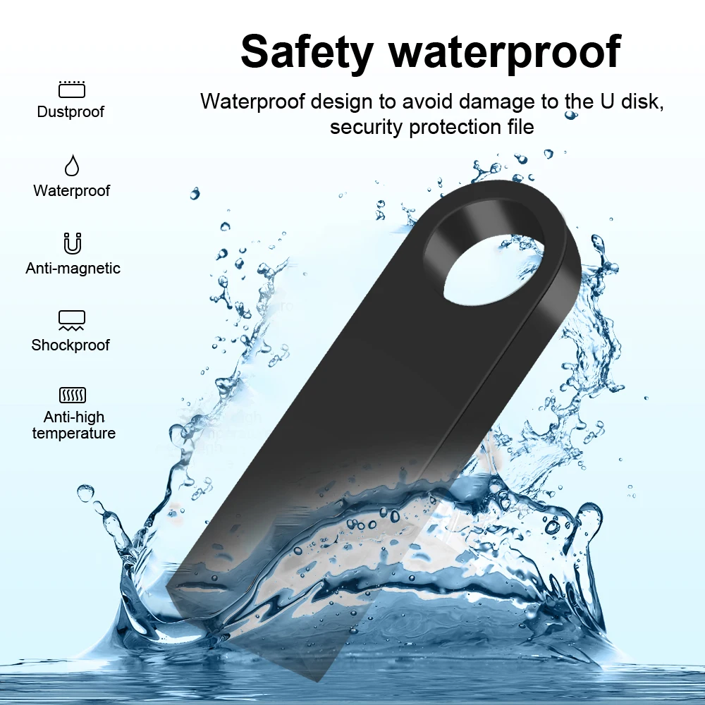 Custom Logo Metal Pendrive 2.0 USB Flash Drive 1gb 2gb 4gb 8gb 16gb 32gb Cle USB Flash Drive 64GB Pen Drive otg usb keys