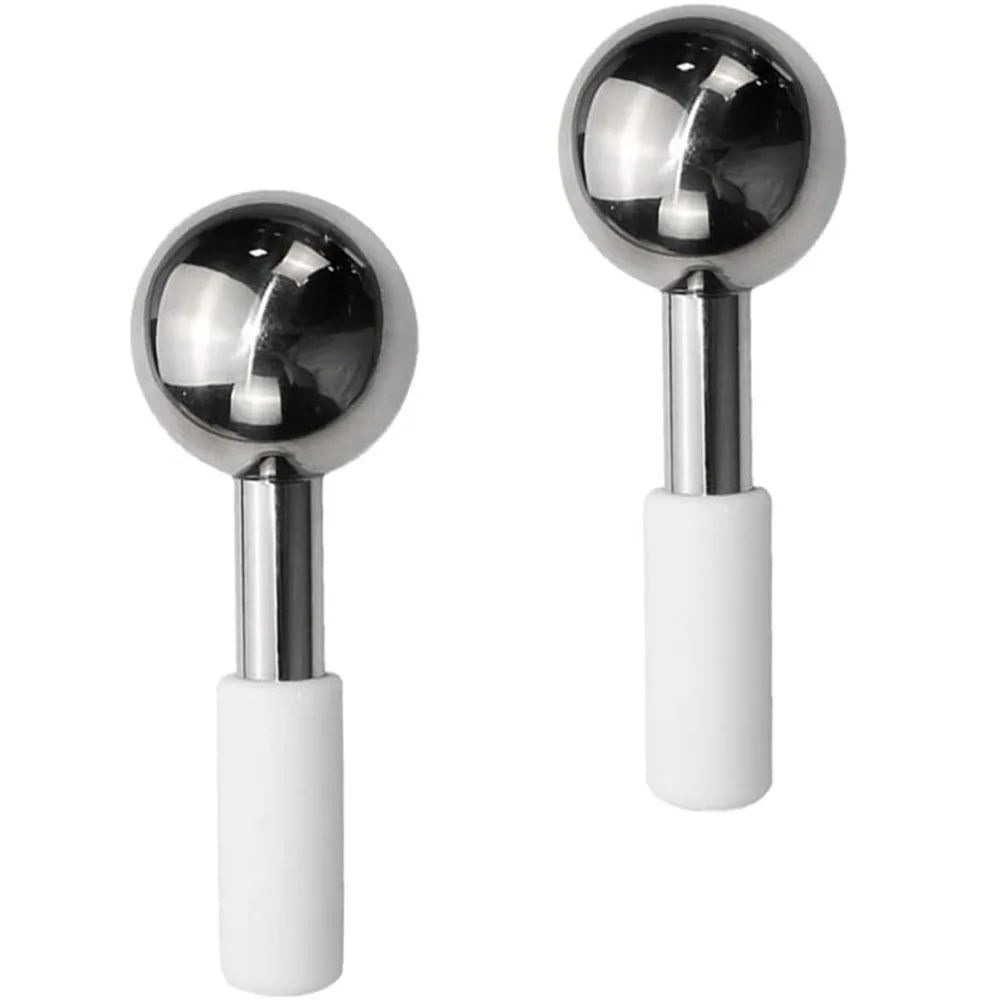 Facial Metal Ice Globes Face Massager Beauty Stainless Steel Ice Ball For Face And Skin care