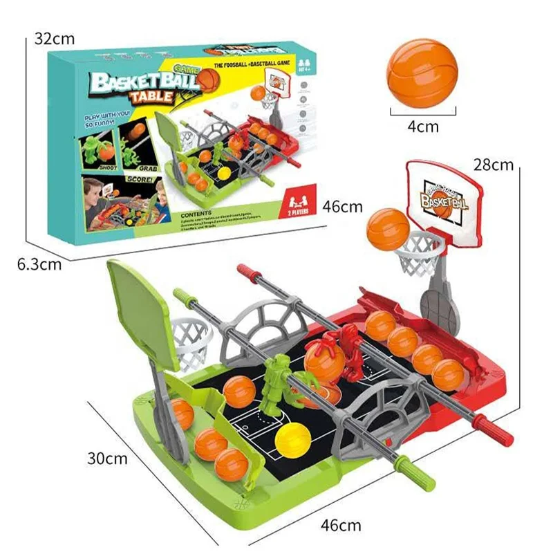 Newest 2 players battle board girls boys table basketball desktop finger game toys for kids