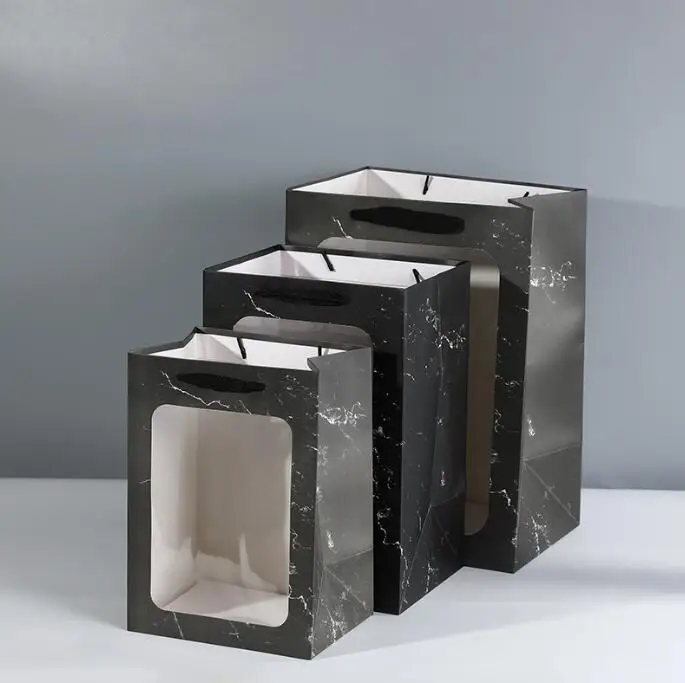 Gift Box Valentine Wind Window Flowers Bag Flowers Packing Rose Bag Wholesale