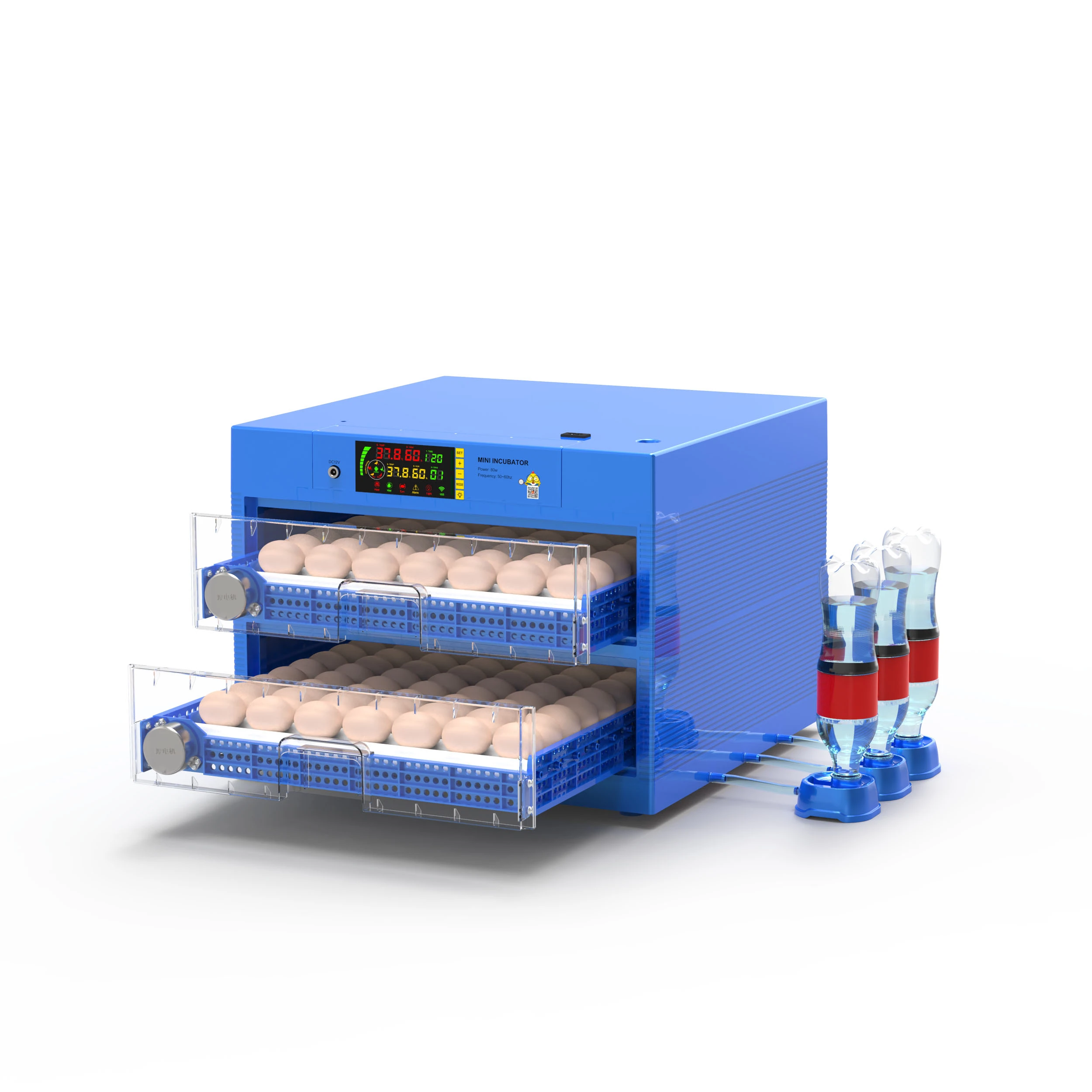 mini incubator 128 egg drawer automatic incubator chicken inqubator egg incubator machine