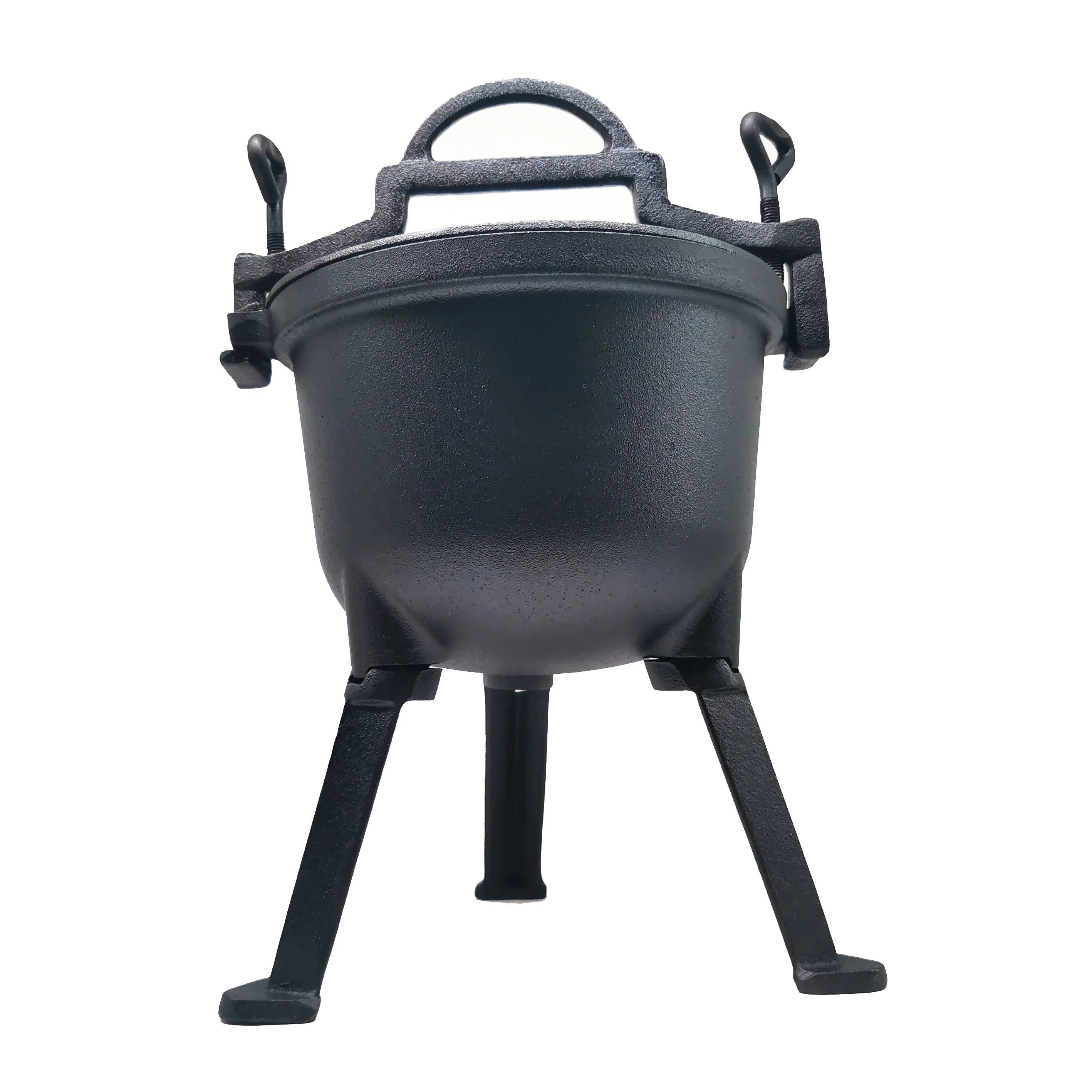 4.5L three legs Cast iron hunt cauldron meat pot Poland pot Kociolek Zeliwny