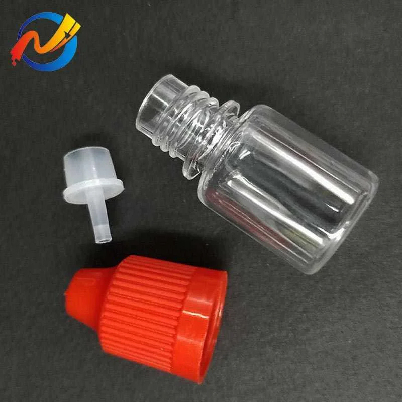
Cheap Factory Price plastic medicine container 5ml bottle with nozzle inner plug 