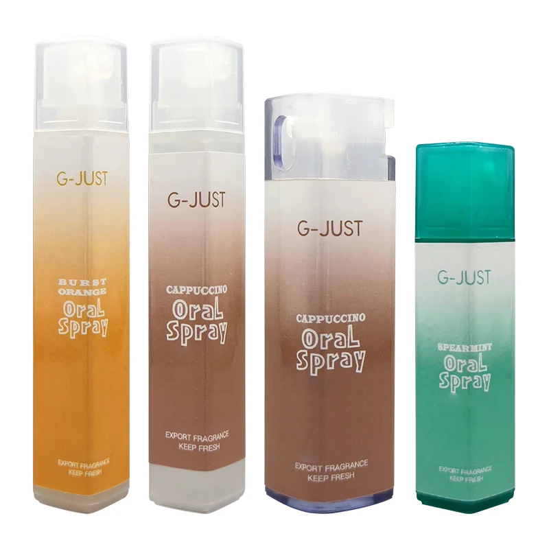 Oral Care Portable Refreshing Breath Spray Different Flavors Bad Breath Treatment Mouth Spray