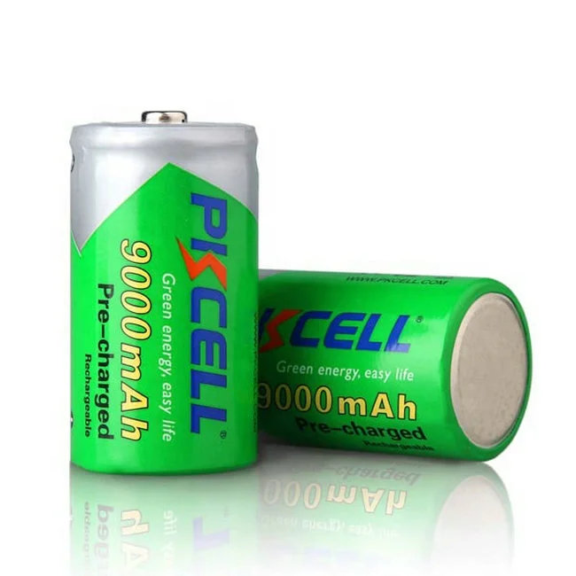 Ni-Mh ready to use rechargeable battery D9000 size 1.2v 9000mAh for solar light