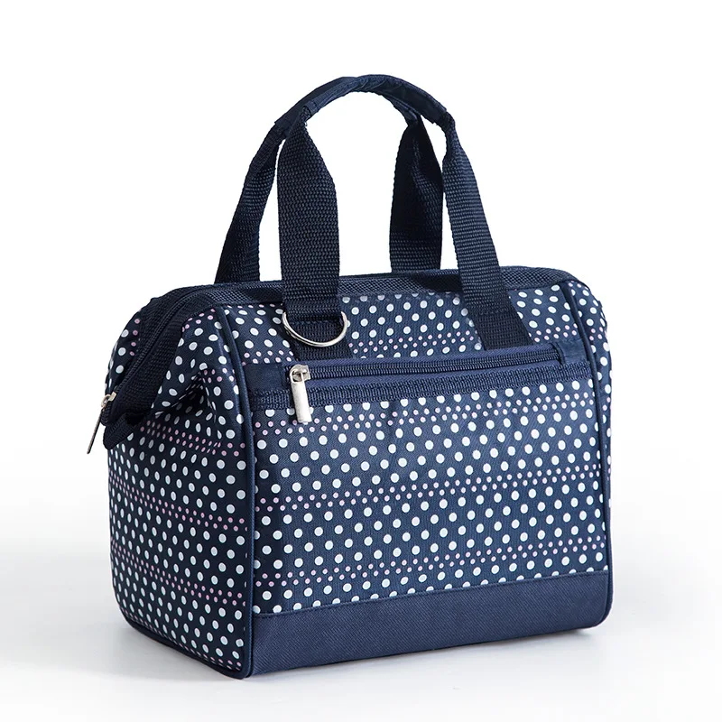 Men Women Reusable Lunch Boxes Cooler Tote Handbag Insulated Picnic Lunch Bag For Work