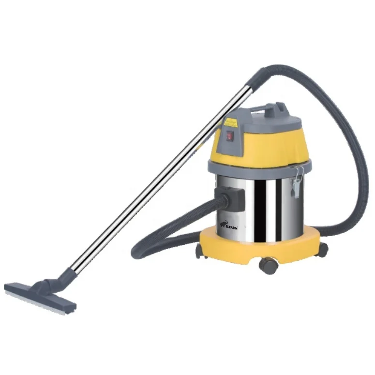 BF500 1000w 2 stage motor portable canister yellow colour shell stainless steel tank mini size 15L vacuum cleaner for commercial