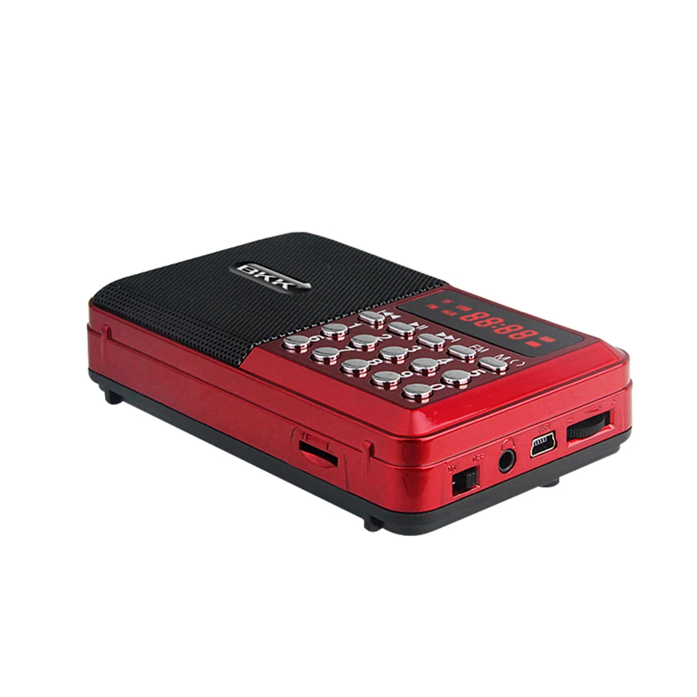 Factory Direct Sale Radio KK62 with TF card MP3 Digital Music Player Stereo Audio Portable Mini Bluetooth Speaker FM Radio