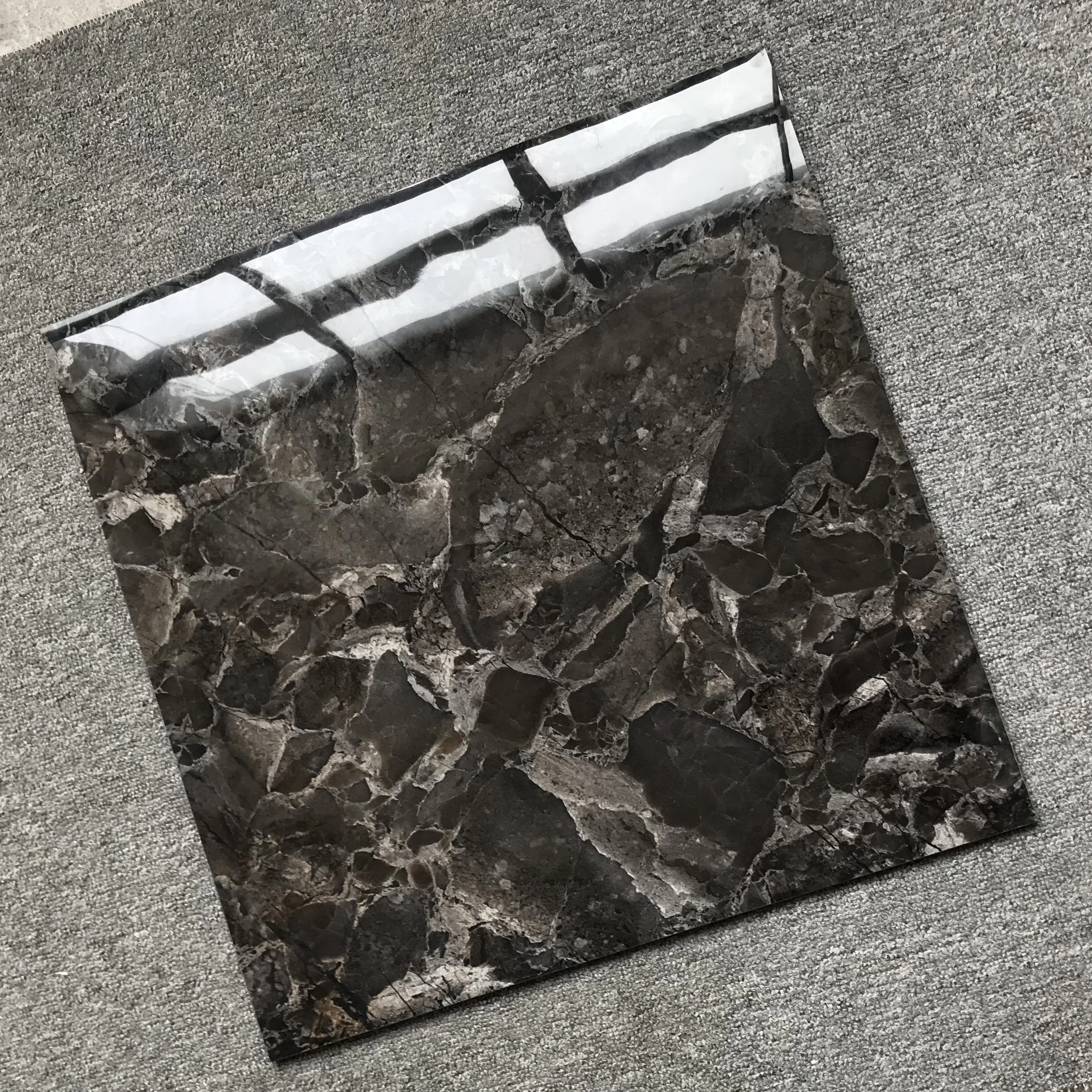 Marble ceramic kichan tiles black and white for floor black white ceramic vitrified tile 60 x