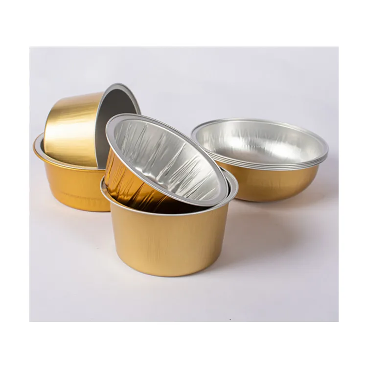 2021 China produces heavy-duty round aluminum foil containers for food packaging