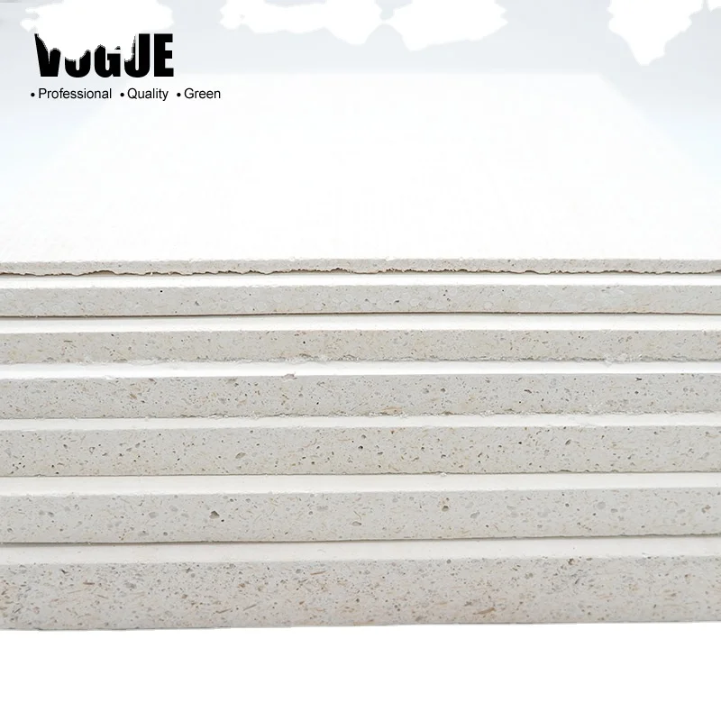 Vogue mgo board decorative fireplace design 4x8 drywall High Strength Climate Resistant 12mm Mgo Wall Board