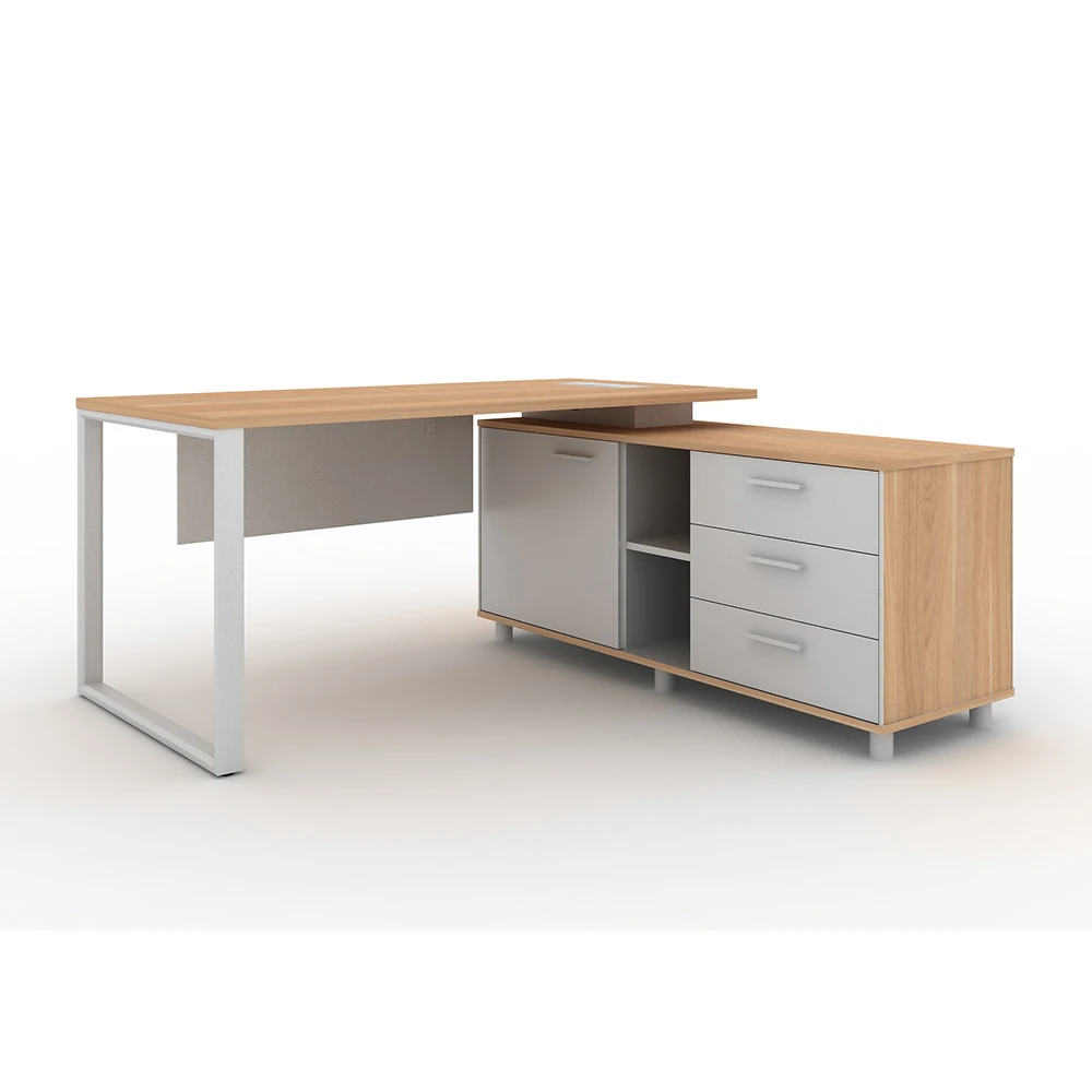  Office Furniture Modern Executive Desk Table l Shape