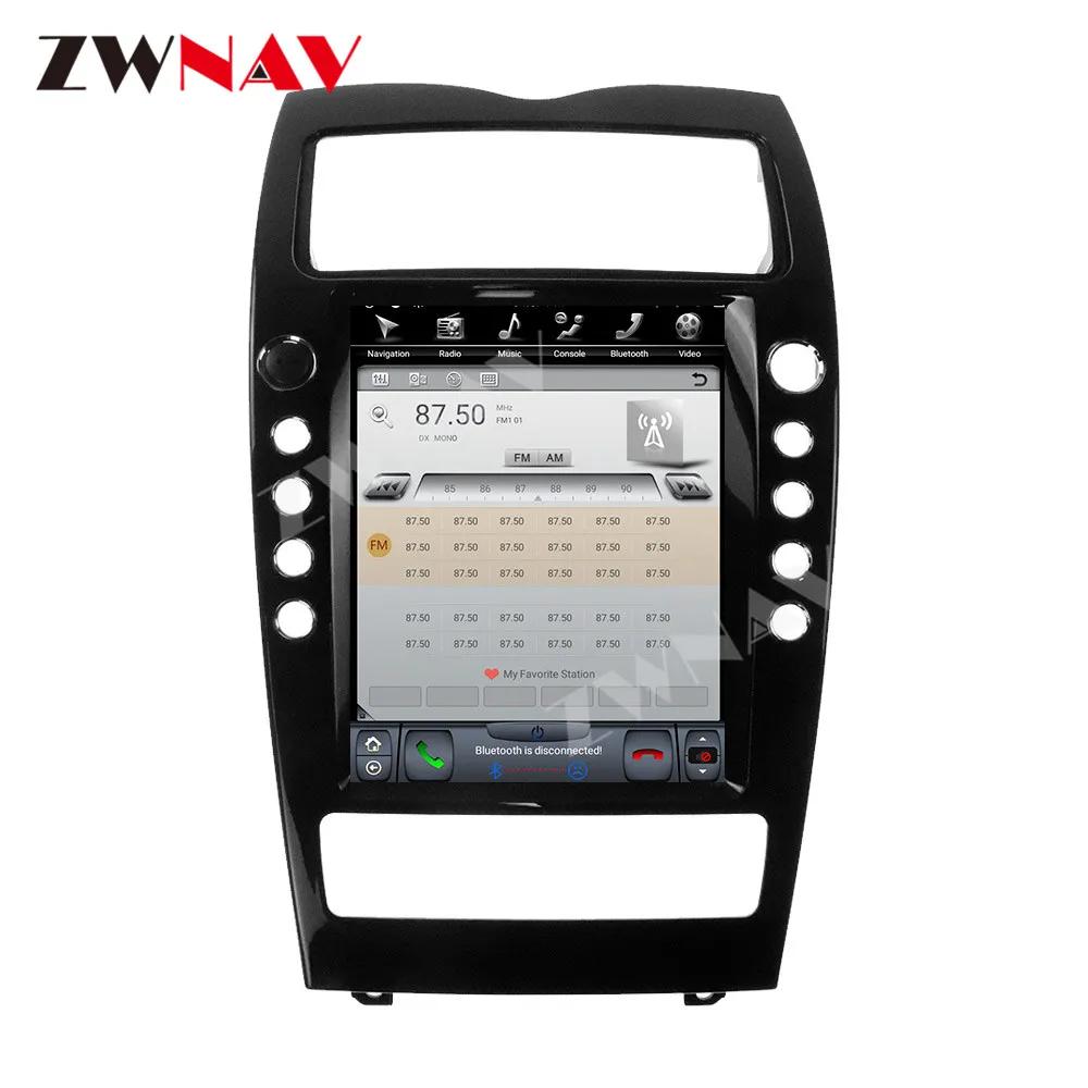 Экран Tesla Android 9 для Maserati Quattroporte 2004 - 2012 автомобильный мультимедийный плеер GPS Navi аудио радио головное устройство авто