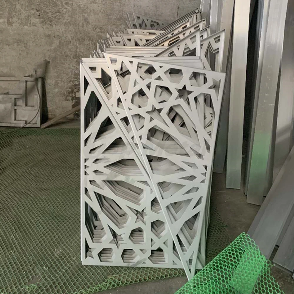 Custom Metal Alloy Laser Cutting Cast Perforated Panels for Exterior Facade Wall