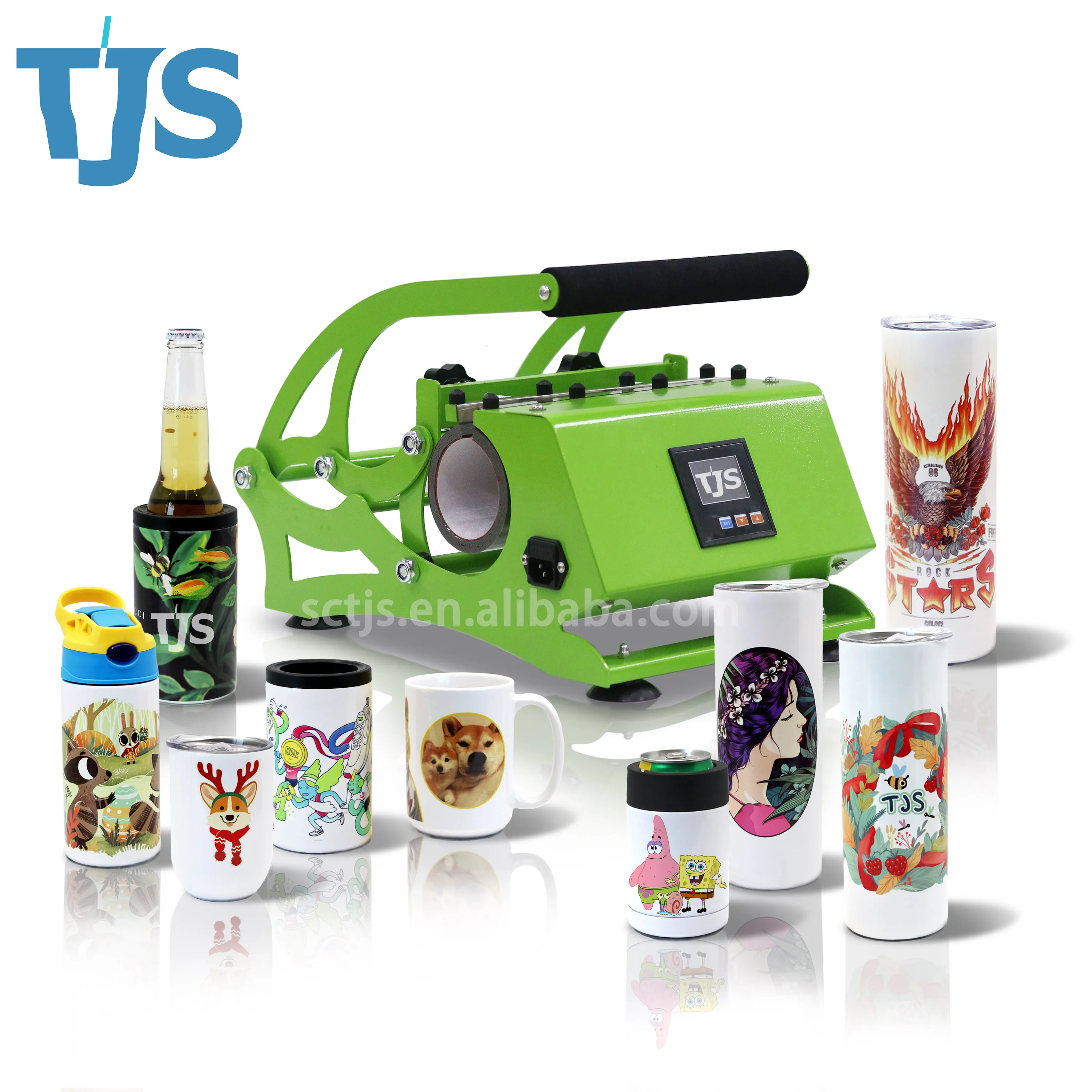 TJS hot product 20oz 30oz Printing Press  Skinny Tumbler  multiple Sublimation Tumbler Press Transfer baking cup Machine