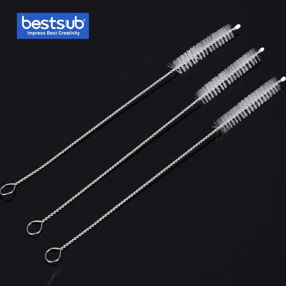 Durable Straw Cleaning Brush Stainless Steel Wash Drinking Pipe Straw Brushes Brush Cleaner