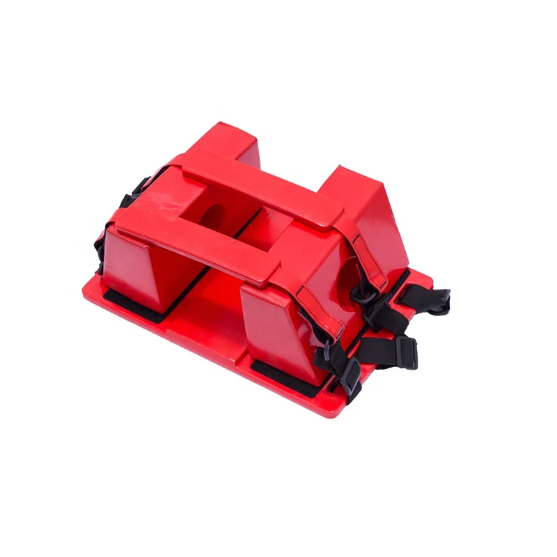 Wholesale  High-density Plastic Head Immobilizer For Spine Board Stretcher