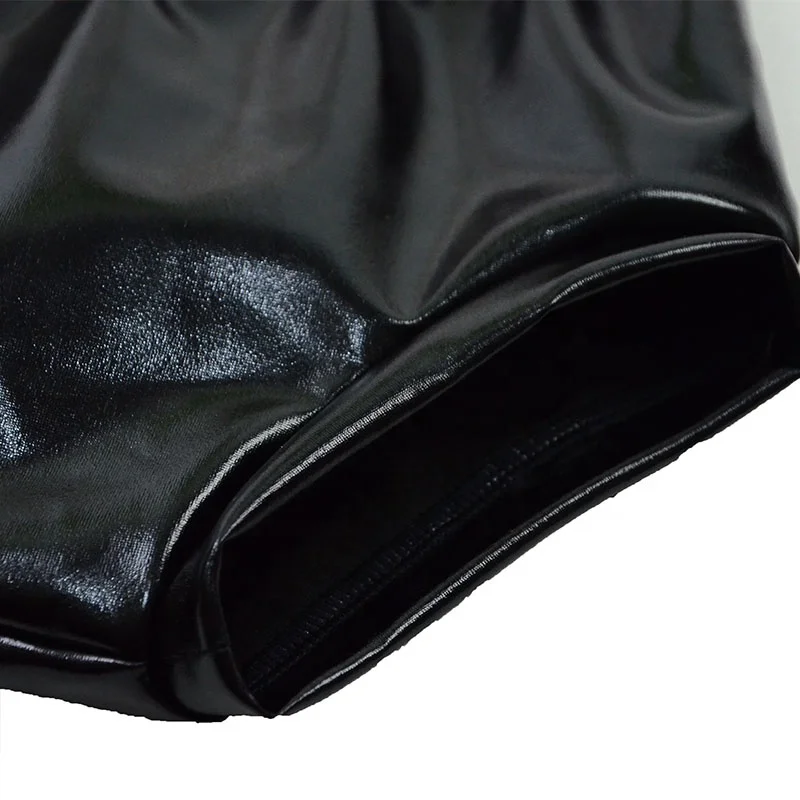 
2020 Boutique fashion kids clothing faux leather baby girls bummies shorts tollder children clothes 