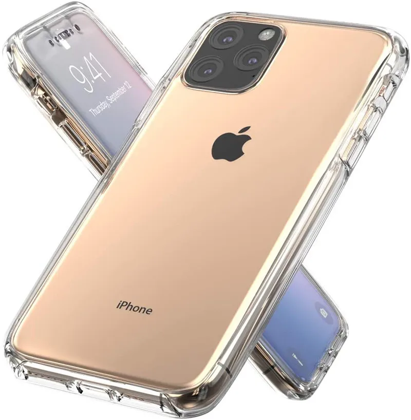 360 Degree Protection Shockproof Transparent Full Cover Cases Soft TPU Phone Case For Iphone 12 Pro Max