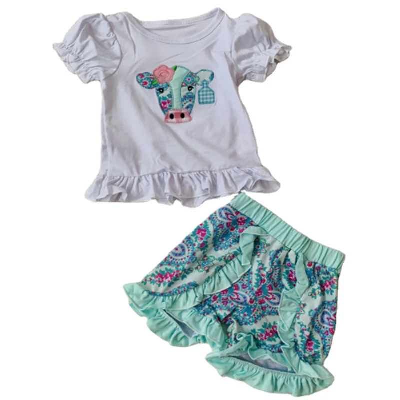 2024 New Design I love Mommy Girls Dress Cute  Leopard Girls Summer Dress