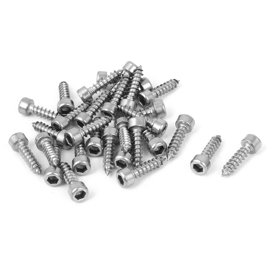 M2 M2.3 M2.6 M3 M3.5 M4 M5 M6 Stainless Steel 304 Allen Head Self Tapping Screws