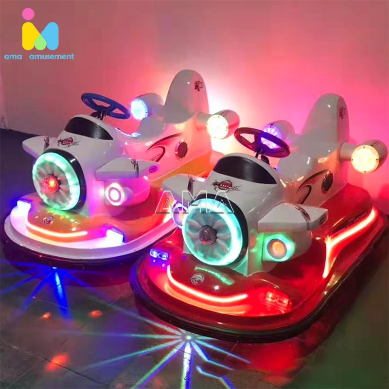 AMA Export to Dubai New Design Aircraft Battery ArcadePlay Car Ride Kids Electric Car Kids Bumper Cars with Timer