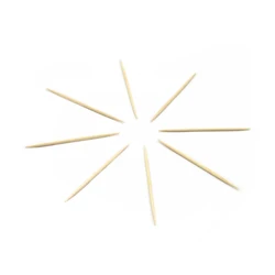 Высококачественные одноразовые деревянные зубочистки, образец, бесплатная доставка, двойная точка