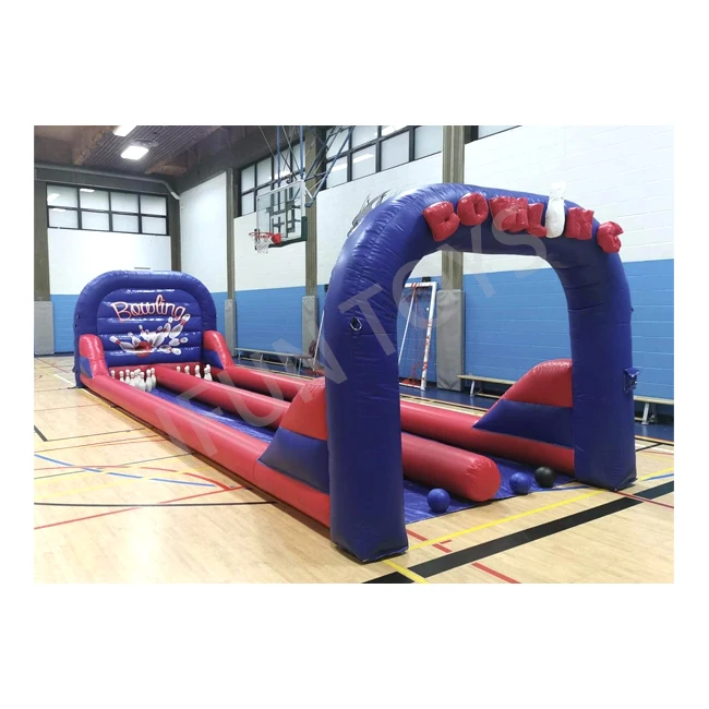 Outdoor Sport Equipment Inflatable Bowling Pin Inflatable Human Bowling Ball with Zorb Ball Game for Kids and Adults