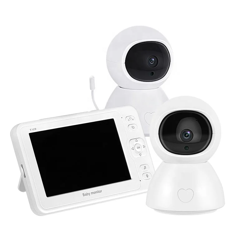 Wireless Baby Monitor Infant 2.4GHz Digital Video Recording Baby Monitor with Temperature Detection Alarm