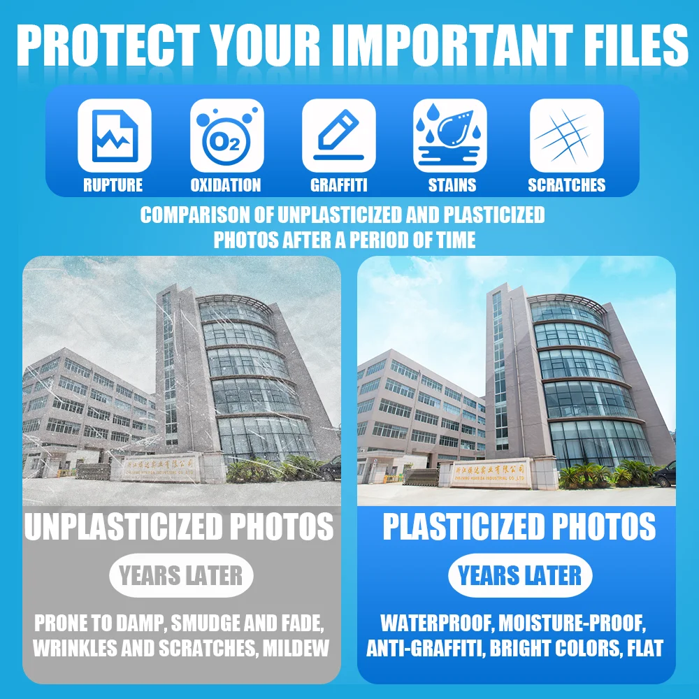 Huanda HD-260E Huanda A4 A5 Size Plastic Card Laminator Laminating Film Roll Hot Laminating Machine