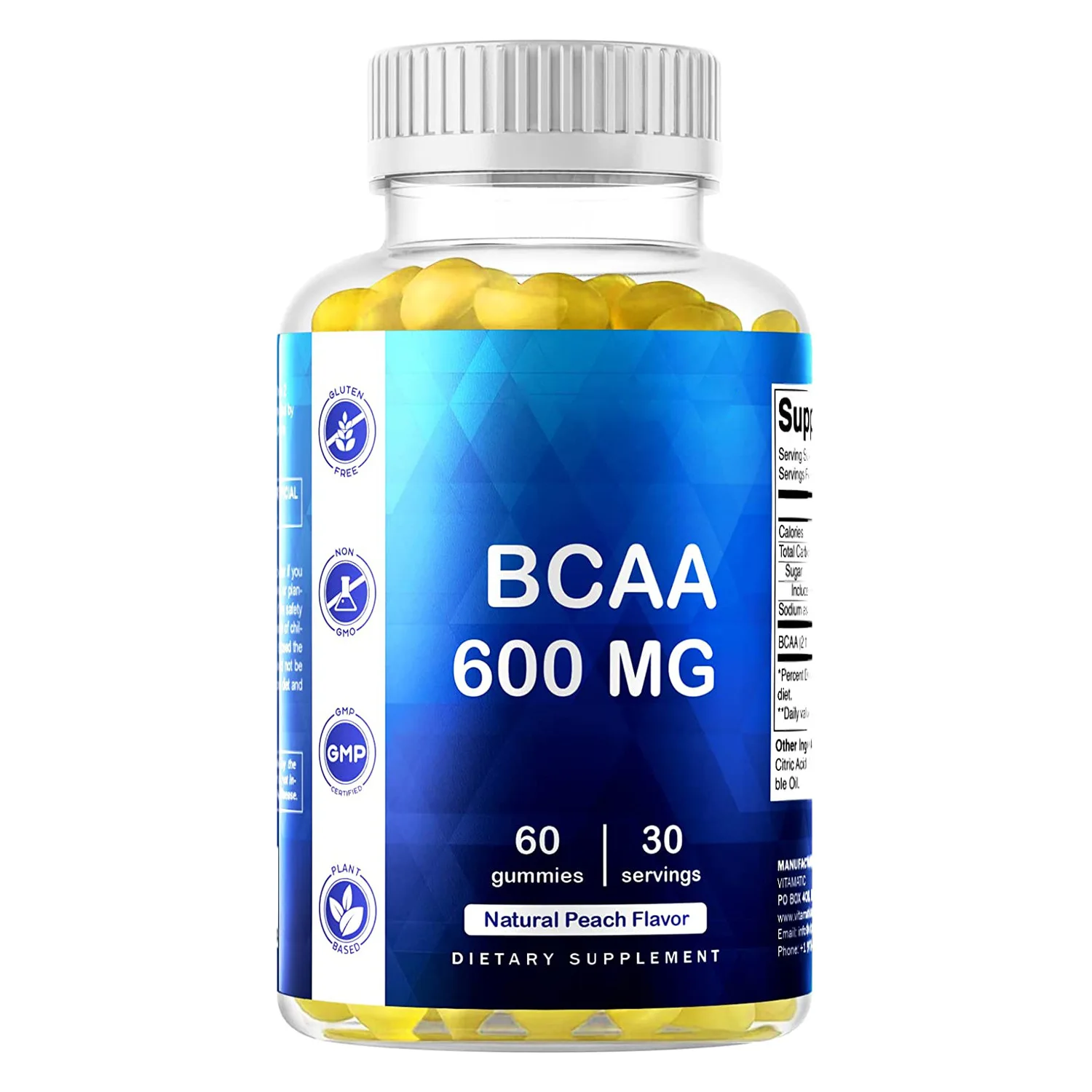 Заводская Прямая цена BCAA витамин B1Gummies Gummy для иммунной добавки спортивный зал