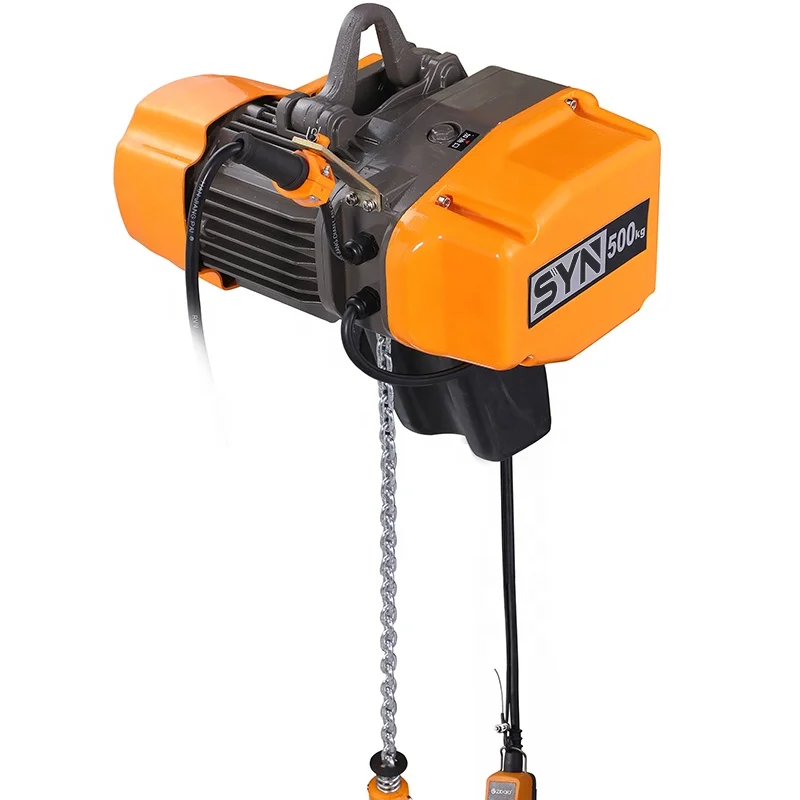 0 5 тонн одноцепная электрическая Таль крюк цепная подвеска снижение