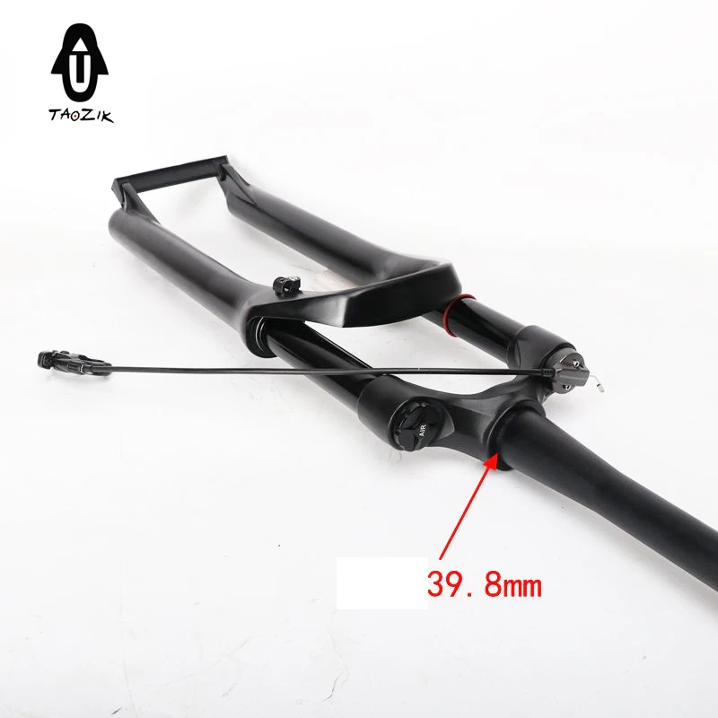 TAOZIK MT-29L 29 er 39.8 Tapered Remote Aluminum Magnesium Alloy Air Suspension MTB Bicycle Fork