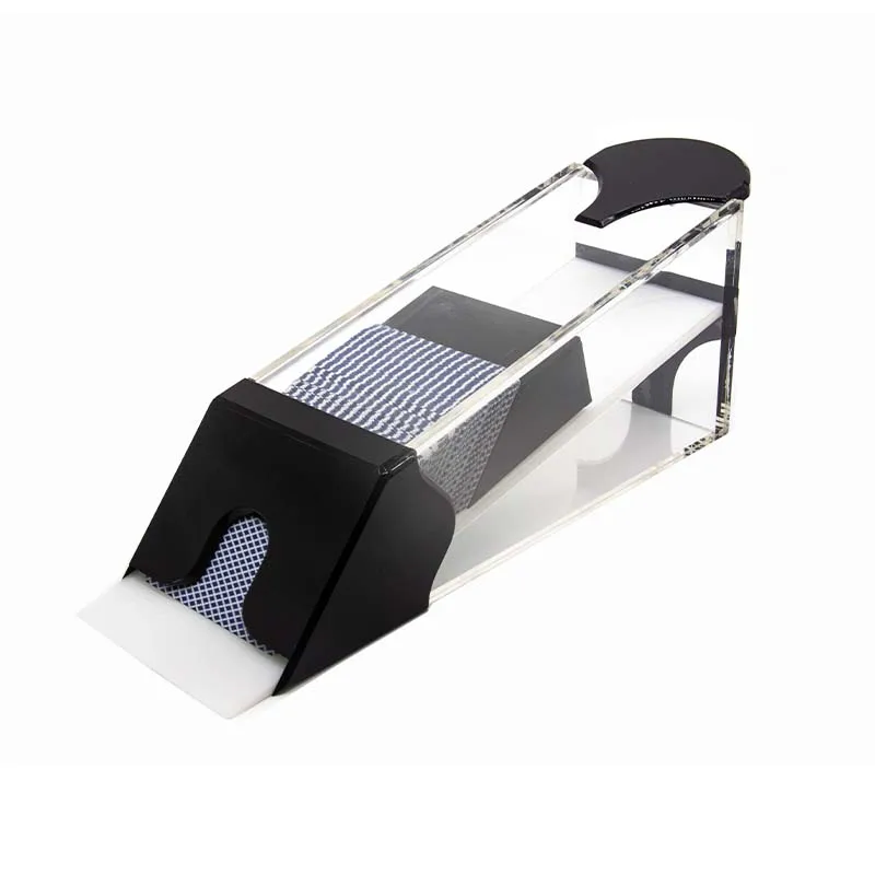 Hot Selling Casino Accessories Acrylic Transparent Boot 1-8 Decks Playing Poker Cards Dealer Shoe