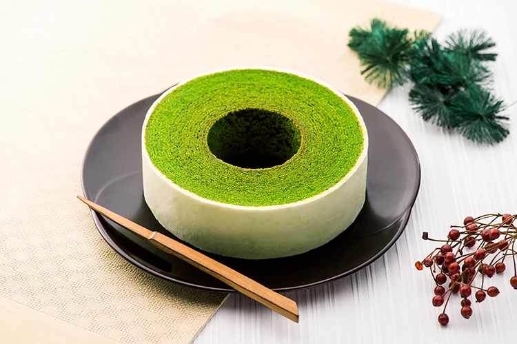 Matcha normal bulk confectionery baumkuchen soft sweets cakes
