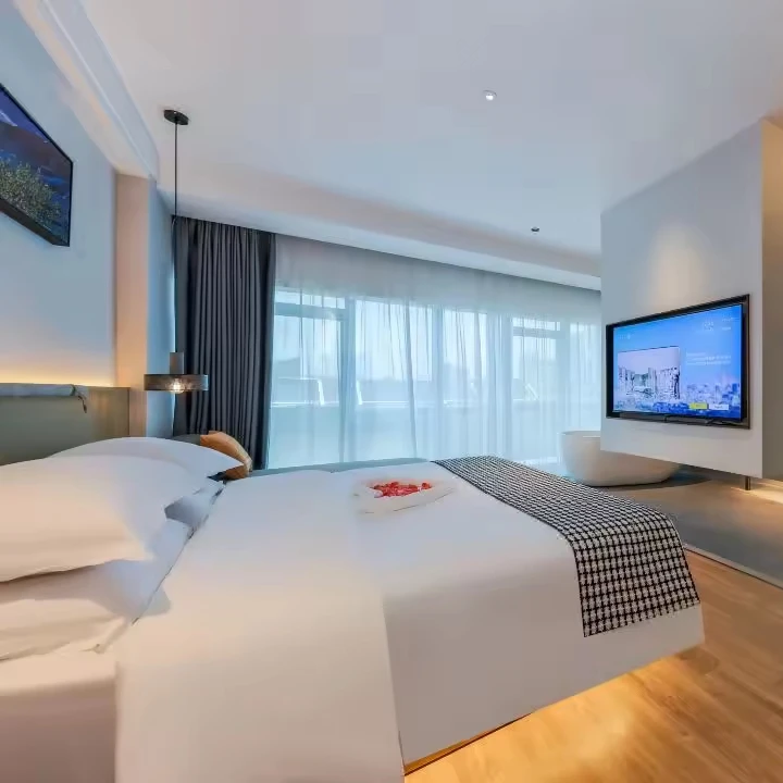 latest 5Stars hotel apartment Deluxe full design Lobby dining desk bar Guest bedroom customizationFactory customization
